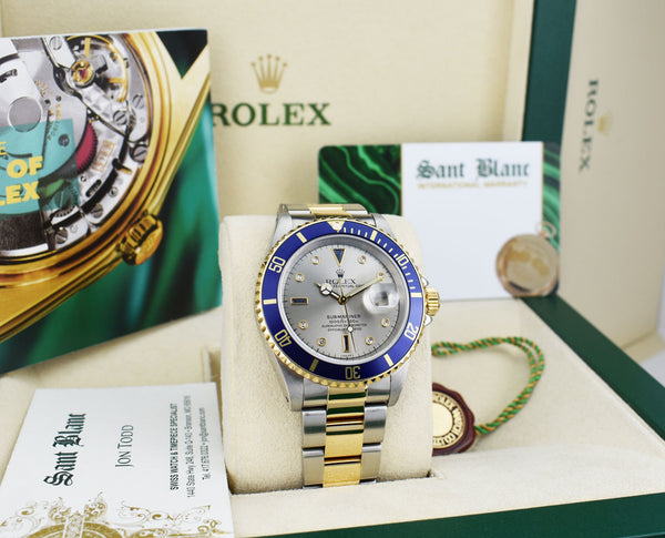 Rolex 16613 2024 diamond dial