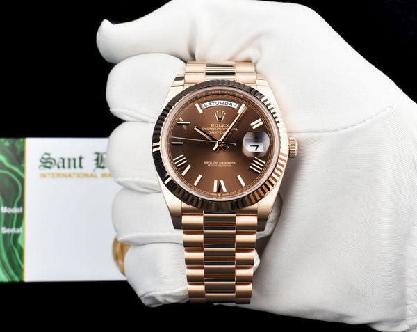 Rolex chocolate day on sale date