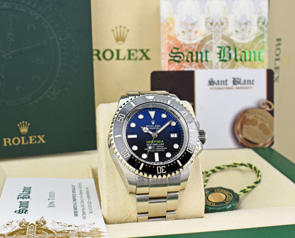 Rolex deepsea clearance d blue review