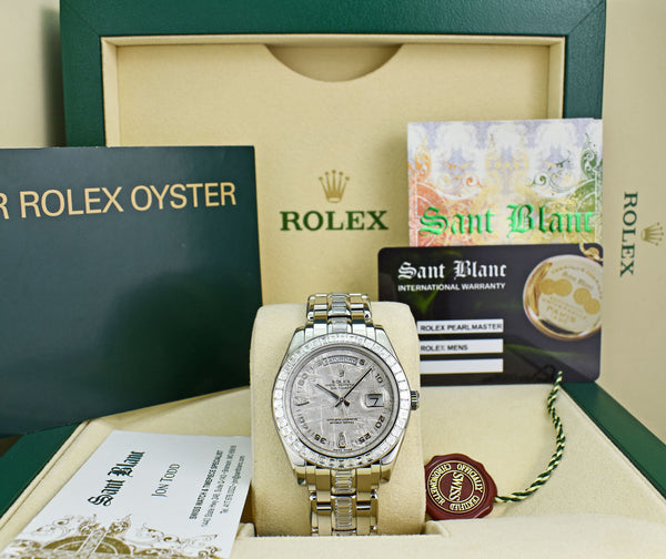 ROLEX Rehaut Platinum Masterpiece Meteorite Diamond Dial