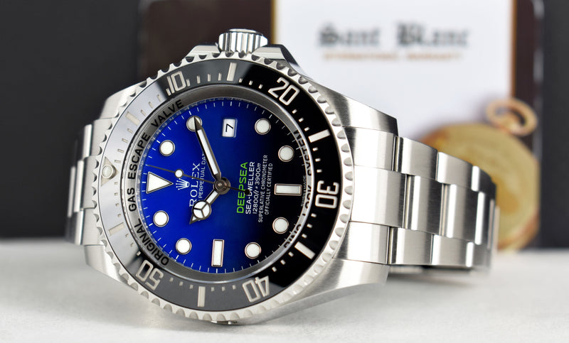 ROLEX 44mm Stainless Steel Sea Dweller James Cameron Box Tags and Card Model 116660