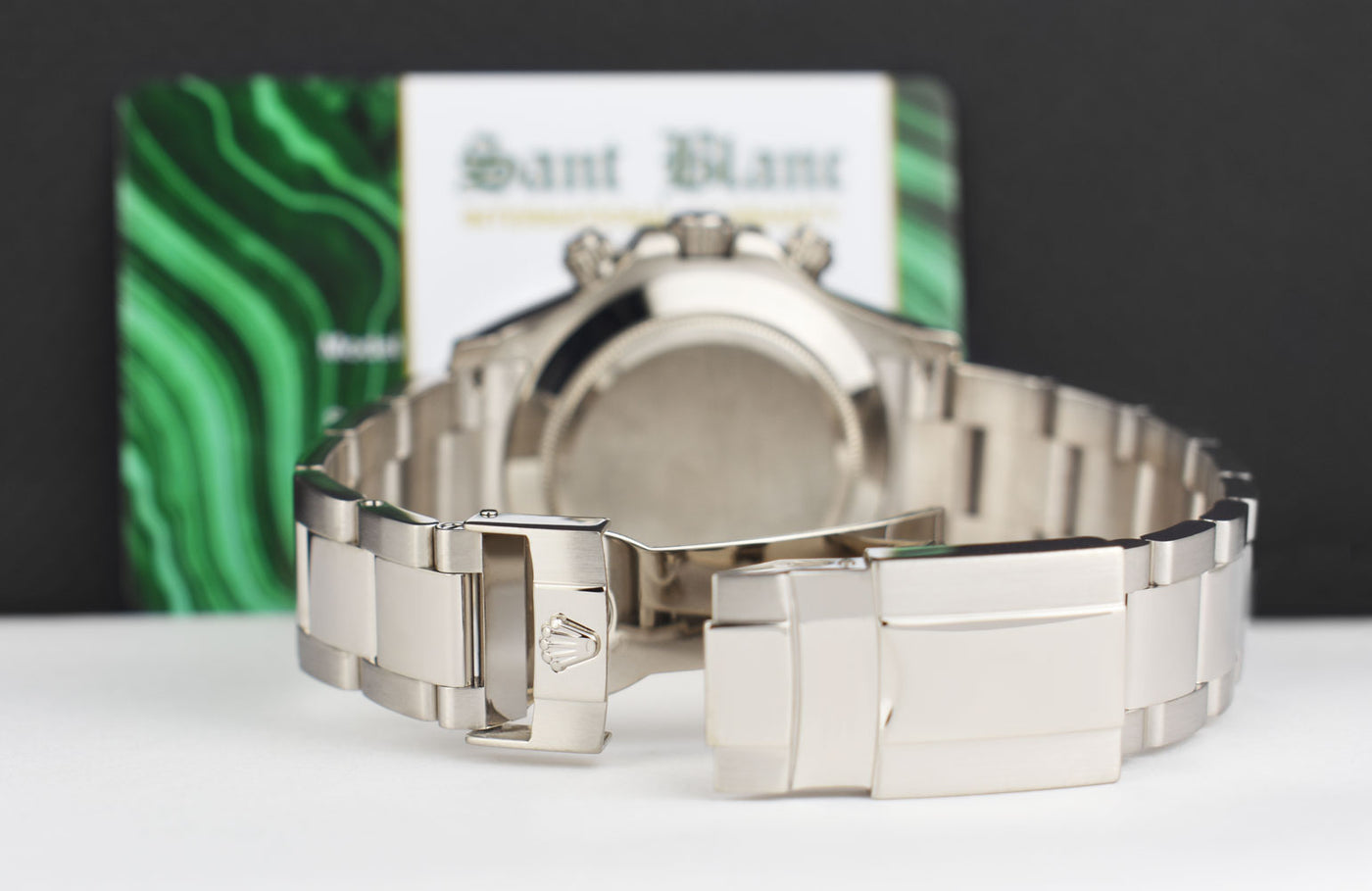 ROLEX 40mm 18kt White Gold DAYTONA Black Race Dial Model
