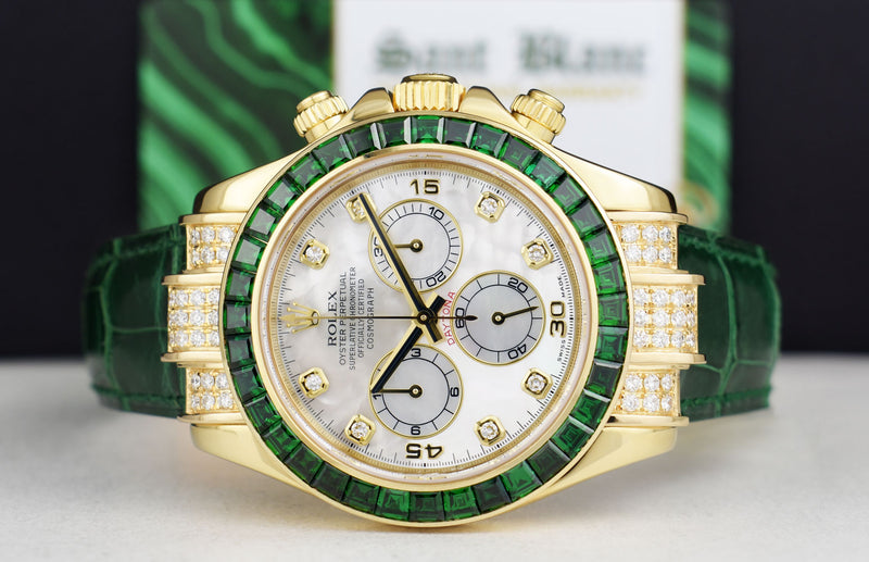 Rolex on sale daytona emerald