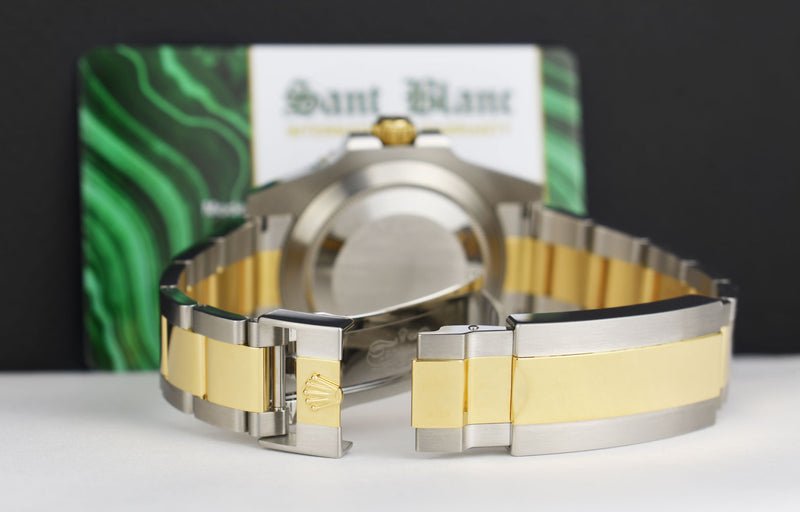 ROLEX 18kt Gold & Stainless Steel Submariner Black Dial Model 116613LN*