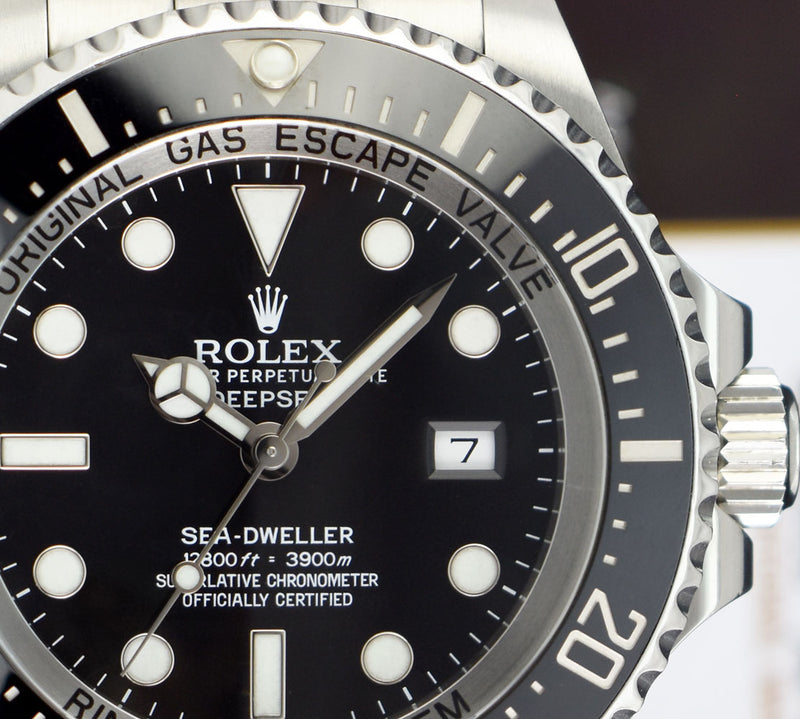 ROLEX 44mm Stainless Steel Deepsea Sea Dweller Black Dial Model 116660