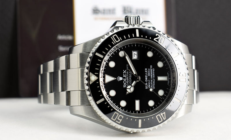 ROLEX 44mm Stainless Steel Deepsea Sea Dweller Black Dial Model 116660