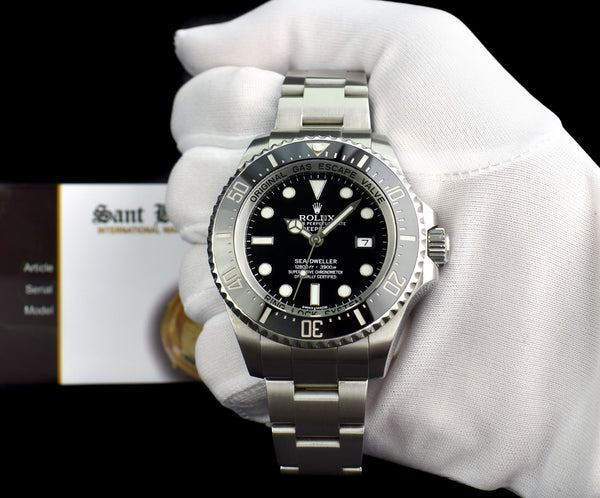 ROLEX 44mm Stainless Steel Deepsea Sea Dweller Black Dial Model 116660