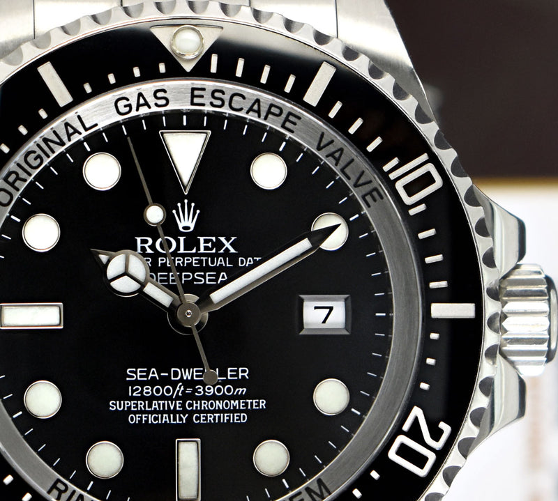 ROLEX Stainless Steel DEEPSEA Sea Dweller Black Dial Model 116660