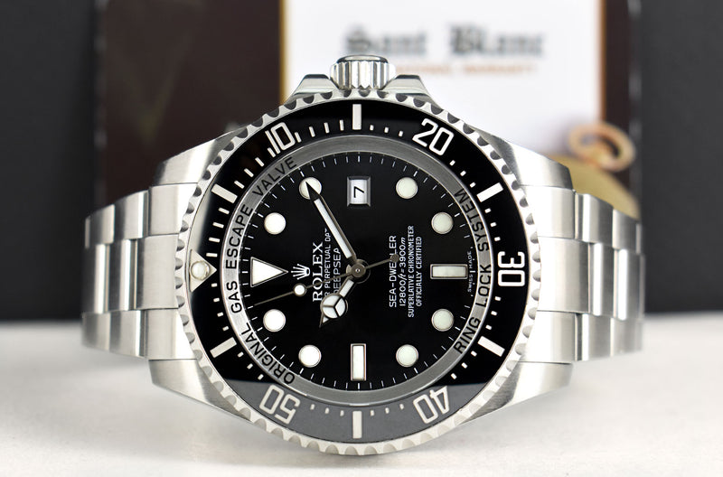 ROLEX Stainless Steel DEEPSEA Sea Dweller Black Dial Model 116660