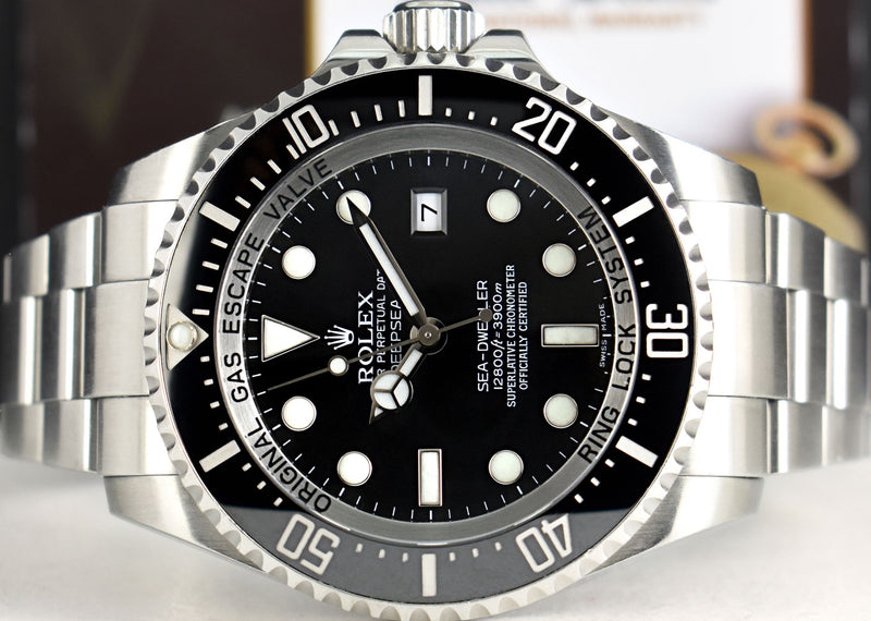 ROLEX Stainless Steel DEEPSEA Sea Dweller Black Dial Model 116660