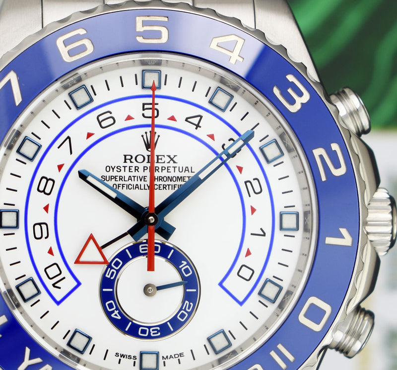 ROLEX 44mm Stainless YachtMaster II Model 116680