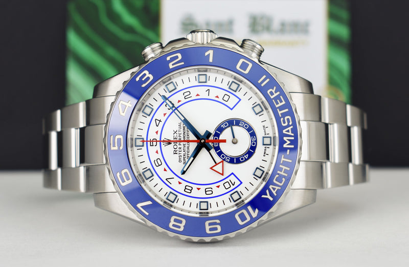 ROLEX 44mm Stainless YachtMaster II Model 116680