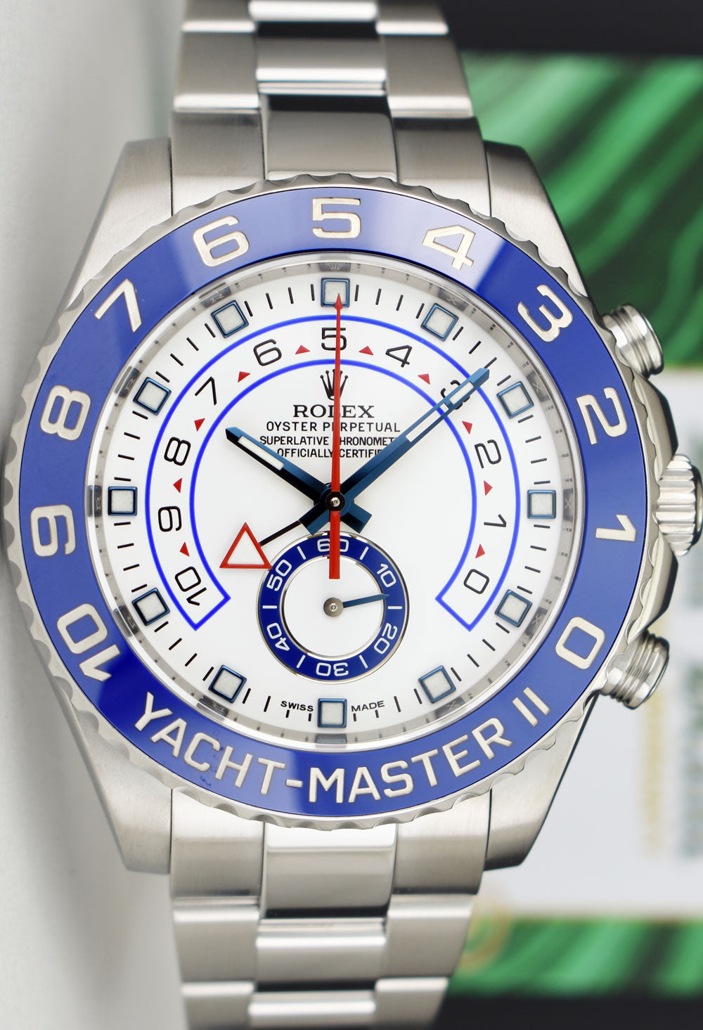 ROLEX 44mm Stainless YachtMaster II Model 116680 – Sant Blanc