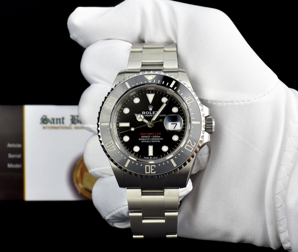 サンバリア100 ROLEX 43mm Stainless Steel Red Sea Dweller Mark II w/ Card Model