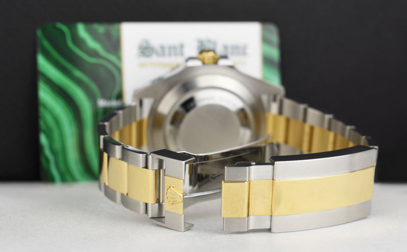 ROLEX 18kt Gold & Stainless Steel Sea-Dweller Black Dial Model 126603