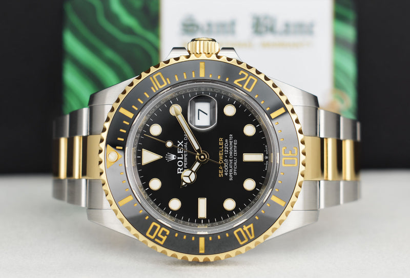 ROLEX 43mm 18kt Gold & Stainless Steel SeaDweller with Card Model 126603