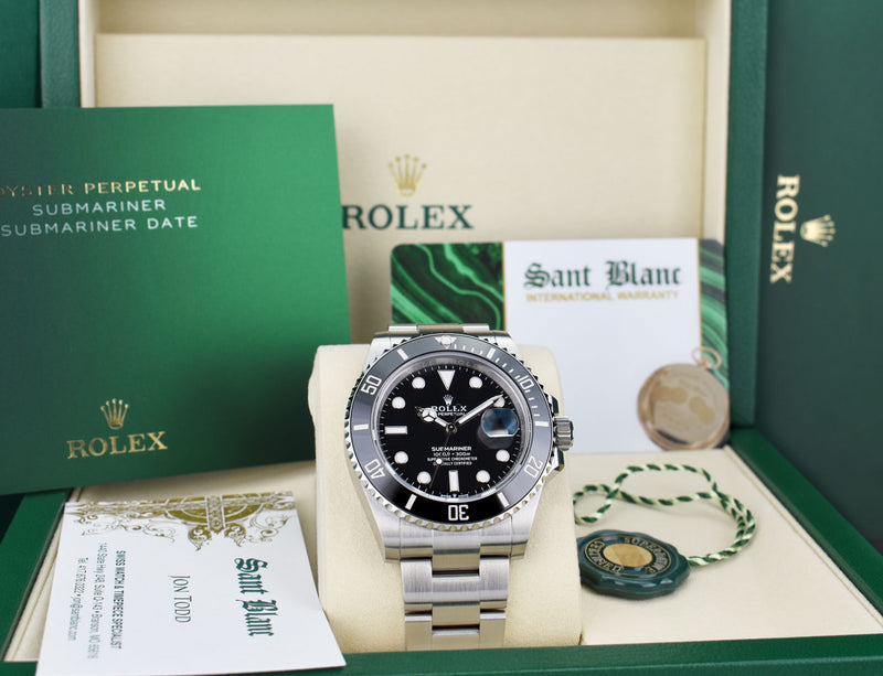 ROLEX Unworn Stainless Submariner 41 w/ 2025 Box & Card Model 126610 LN