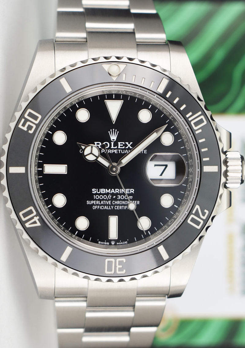 ROLEX Unworn Stainless Submariner 41 w/ 2025 Box & Card Model 126610 LN