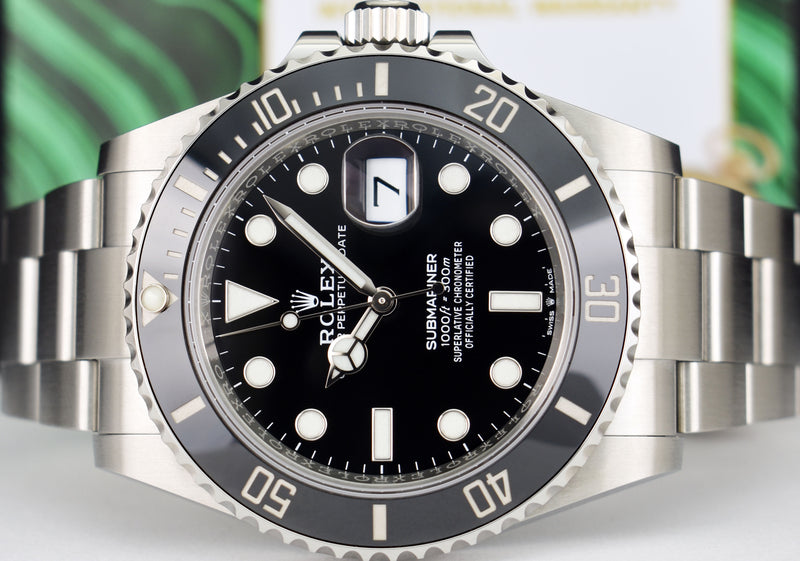 ROLEX Stainless Steel Submariner 41 Black Dial with Card Model 126610LN