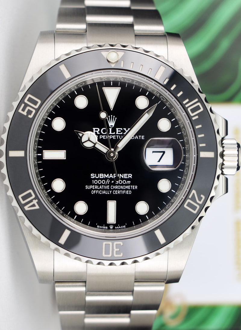 ROLEX Stainless Steel Submariner 41 Black Dial with Card Model 126610LN