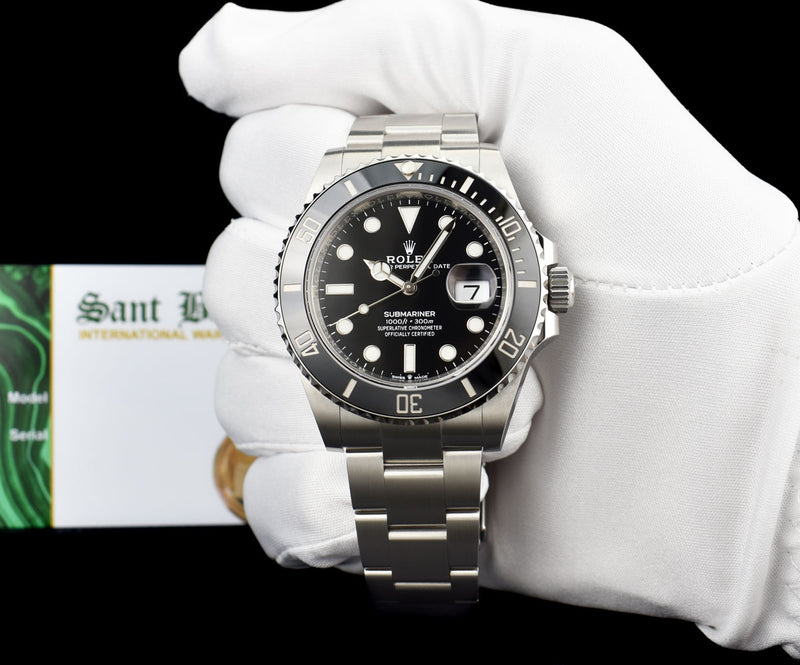 ROLEX Stainless Steel Submariner 41 Black Dial with Card Model 126610LN