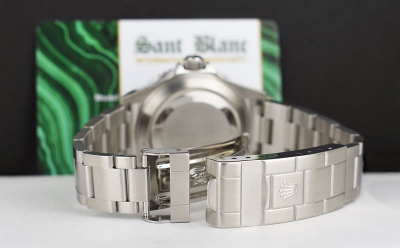 ROLEX Rehaut Stainless Steel Submariner Green Kermit w/ Card 16610 LV