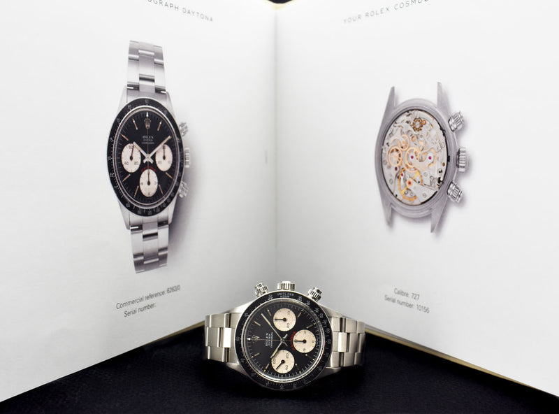 Rare Rolex Stainless Steel Daytona "Big Red" Reverse Panda Dial - Atelier Restoration - Model 6263