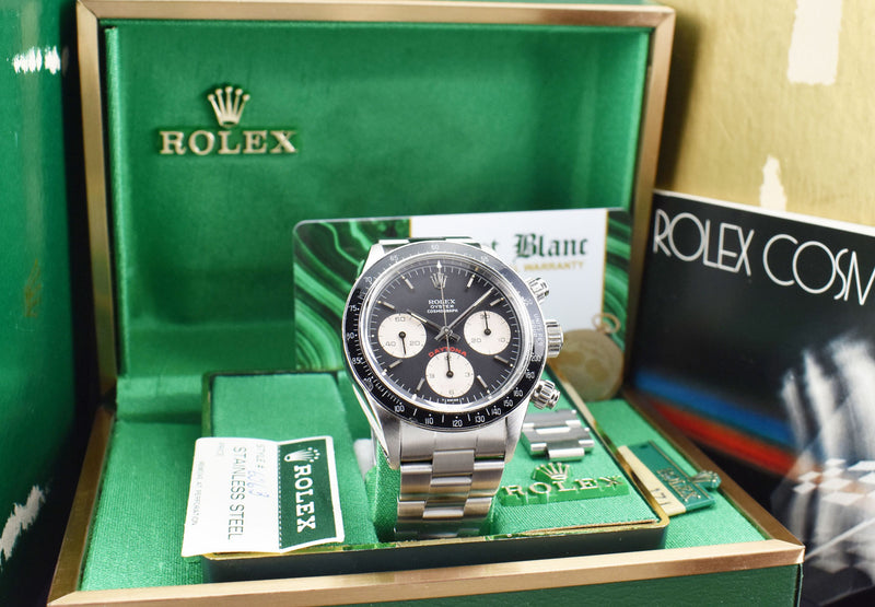 Rare Rolex Stainless Steel Daytona "Big Red" Reverse Panda Dial - Atelier Restoration - Model 6263