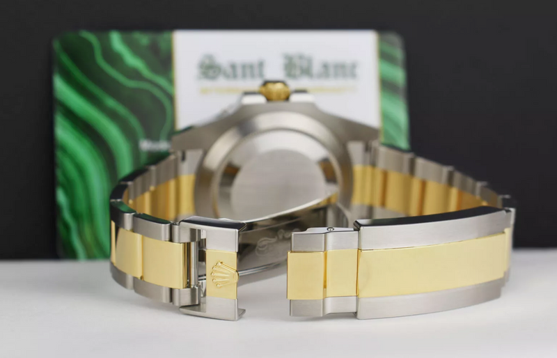 ROLEX 18kt Gold & Stainless Steel Submariner Black Dial Model 116613LN*