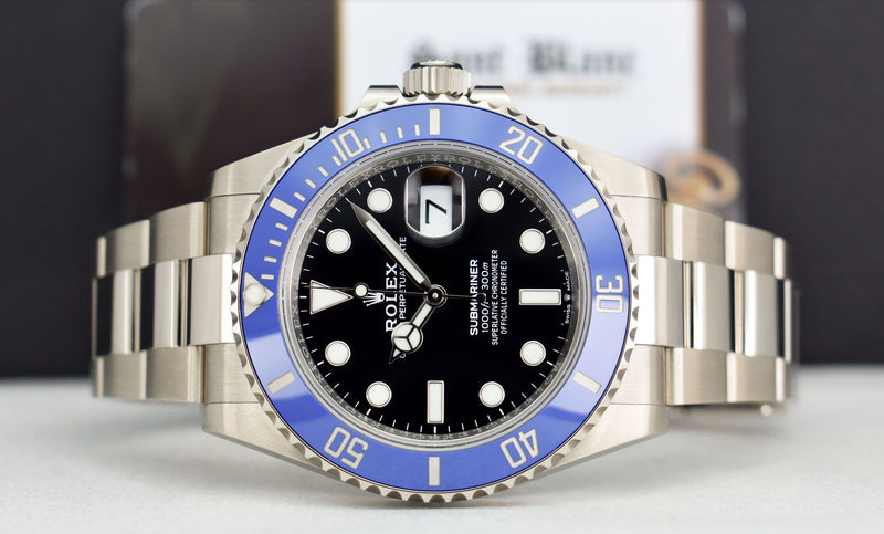 ROLEX 41mm White Gold Submariner "Cookie Monster" with Card Model 126619