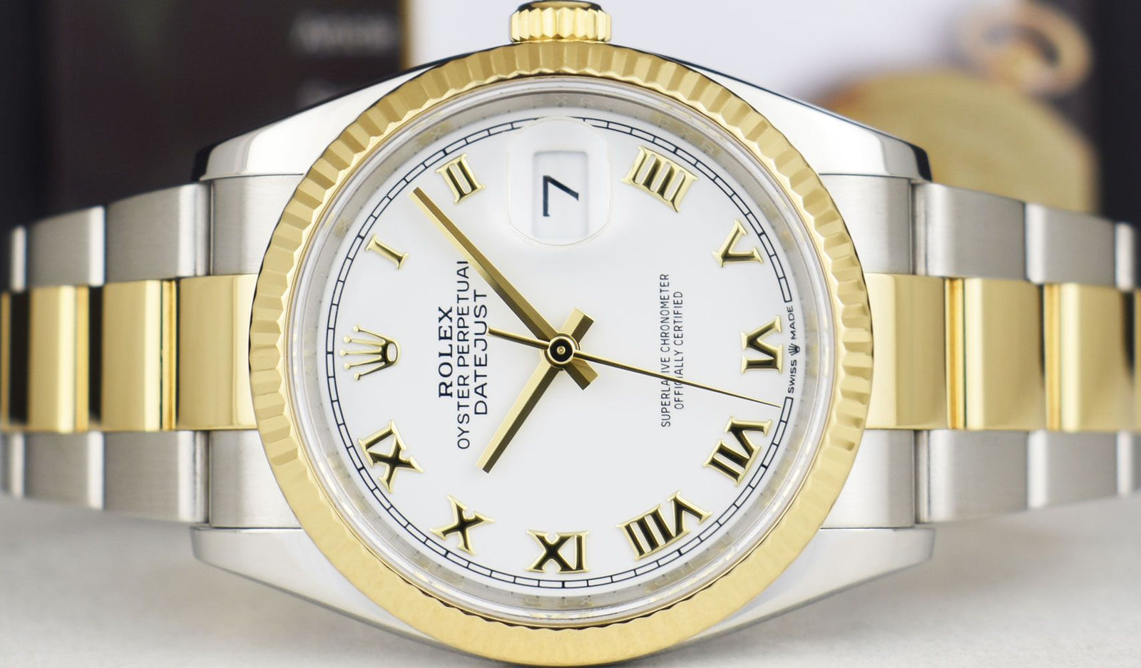 Rolex datejust 36 white gold cheap