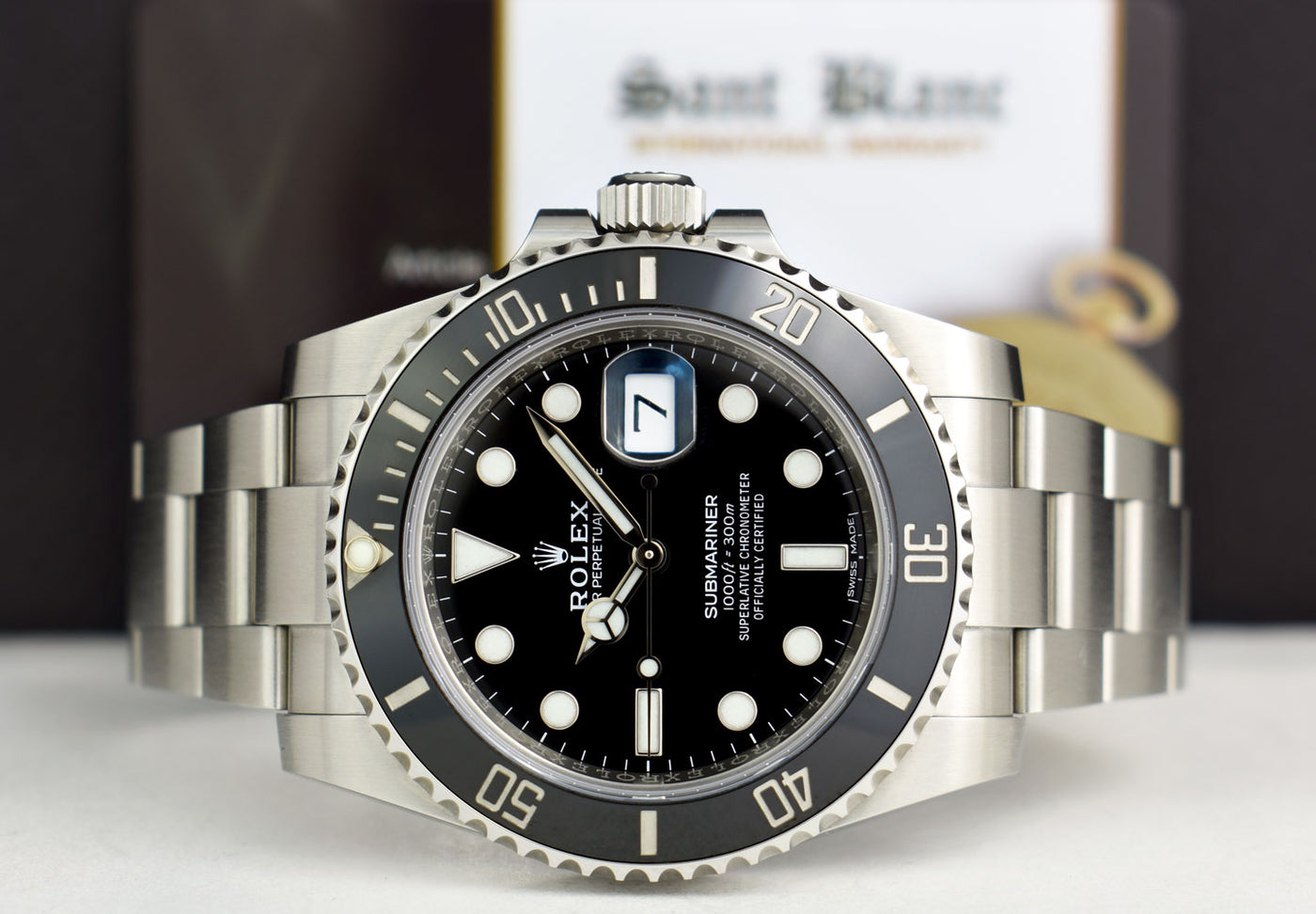 ROLEX 40mm Stainless Steel Submariner Black Dial Ceramic Bezel