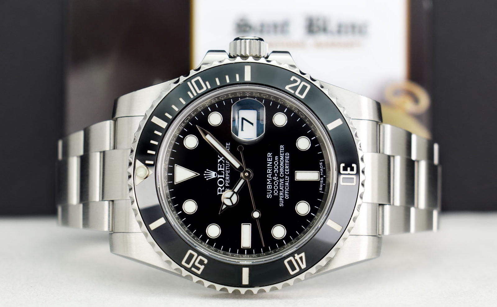 ROLEX Submariner ステンレススチール ブラック　並行輸入品 4 piece deal: 40mm Rolex Submariner Black Face Watch with