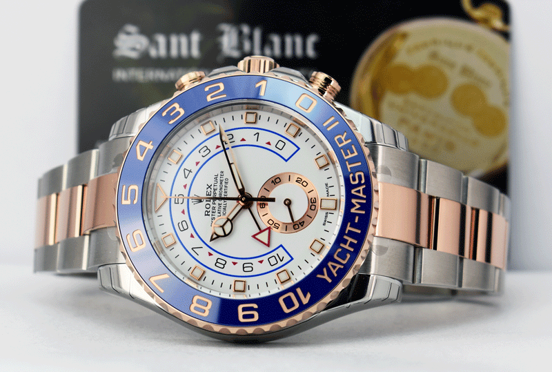 Rolex yacht master ii rose gold sale