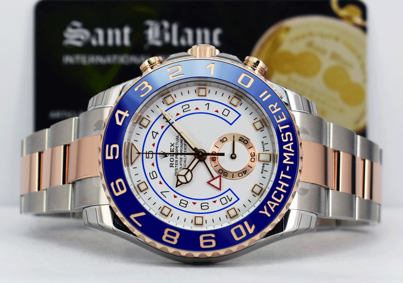 Rolex yacht sales master blue hand