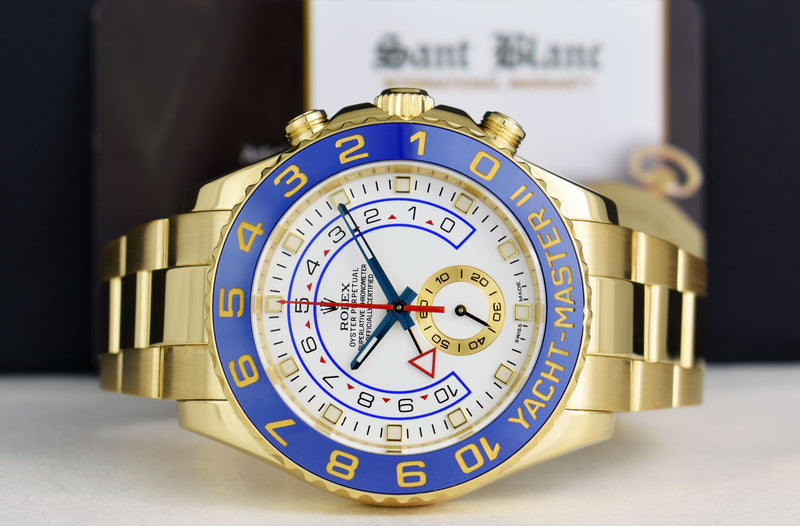 rolex yacht master blue gold