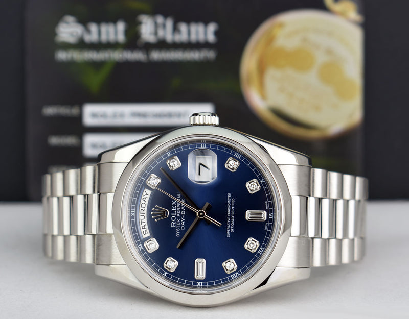 Mens platinum rolex best sale