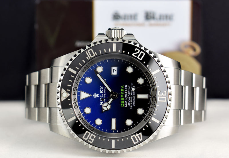 ROLEX Stainless Steel Deepsea SeaDweller Blue Gradient James Cameron Dial Model 126660