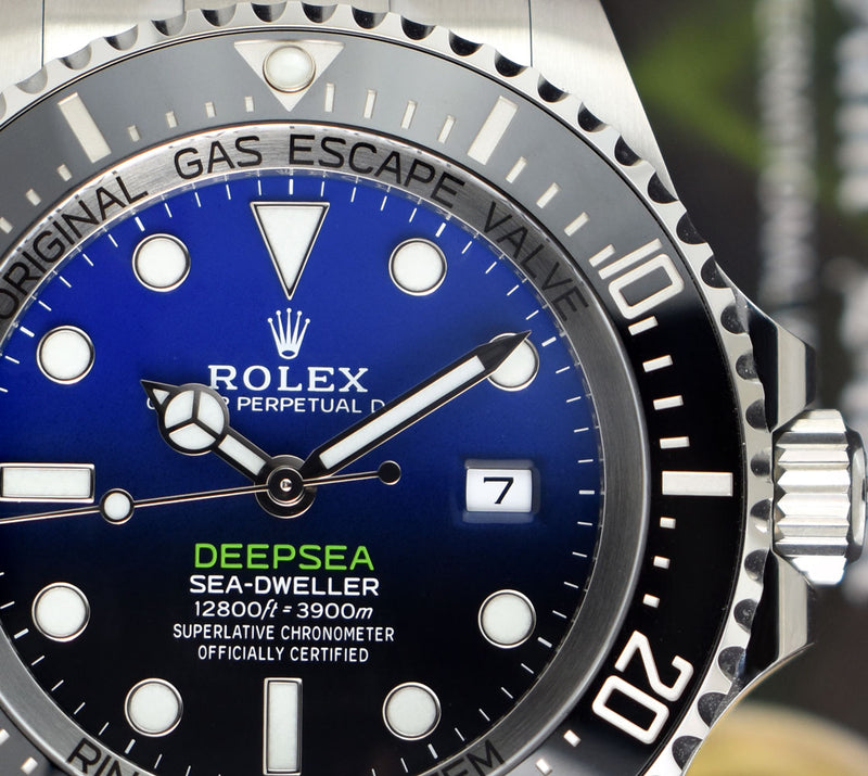 ROLEX - 44mm Stainless Steel Deepsea SeaDweller Blue James Cameron Dial Model 126660
