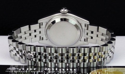 ROLEX 26mm White Gold & Stainless Steel Datejust Silver Index Dial Model 179174