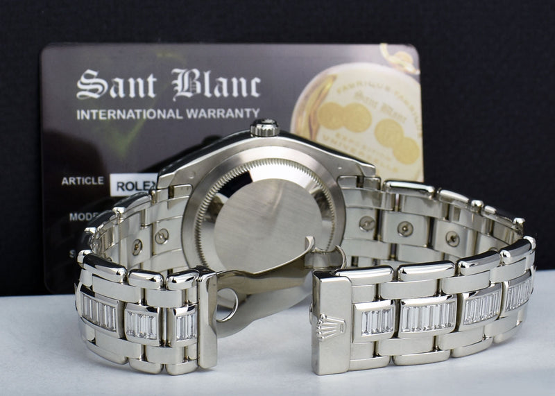 ROLEX Rehaut Platinum Masterpiece Meteorite Diamond Dial Diamond Bracelet Model 18956
