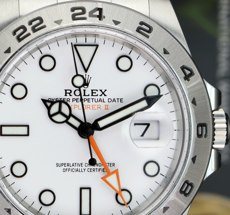 White dial explorer on sale