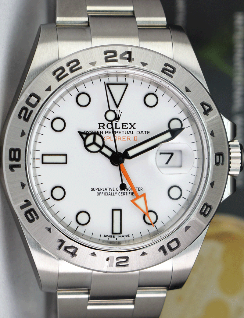 Rolex explorer 2025 2 white face