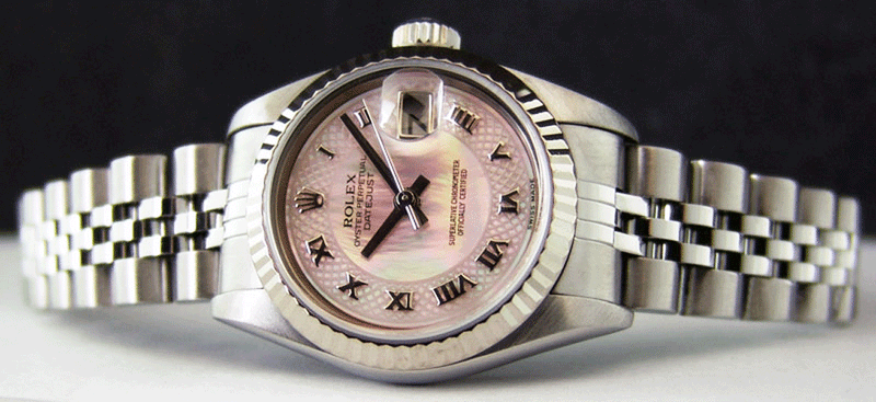 Rolex 79174 sales mother of pearl
