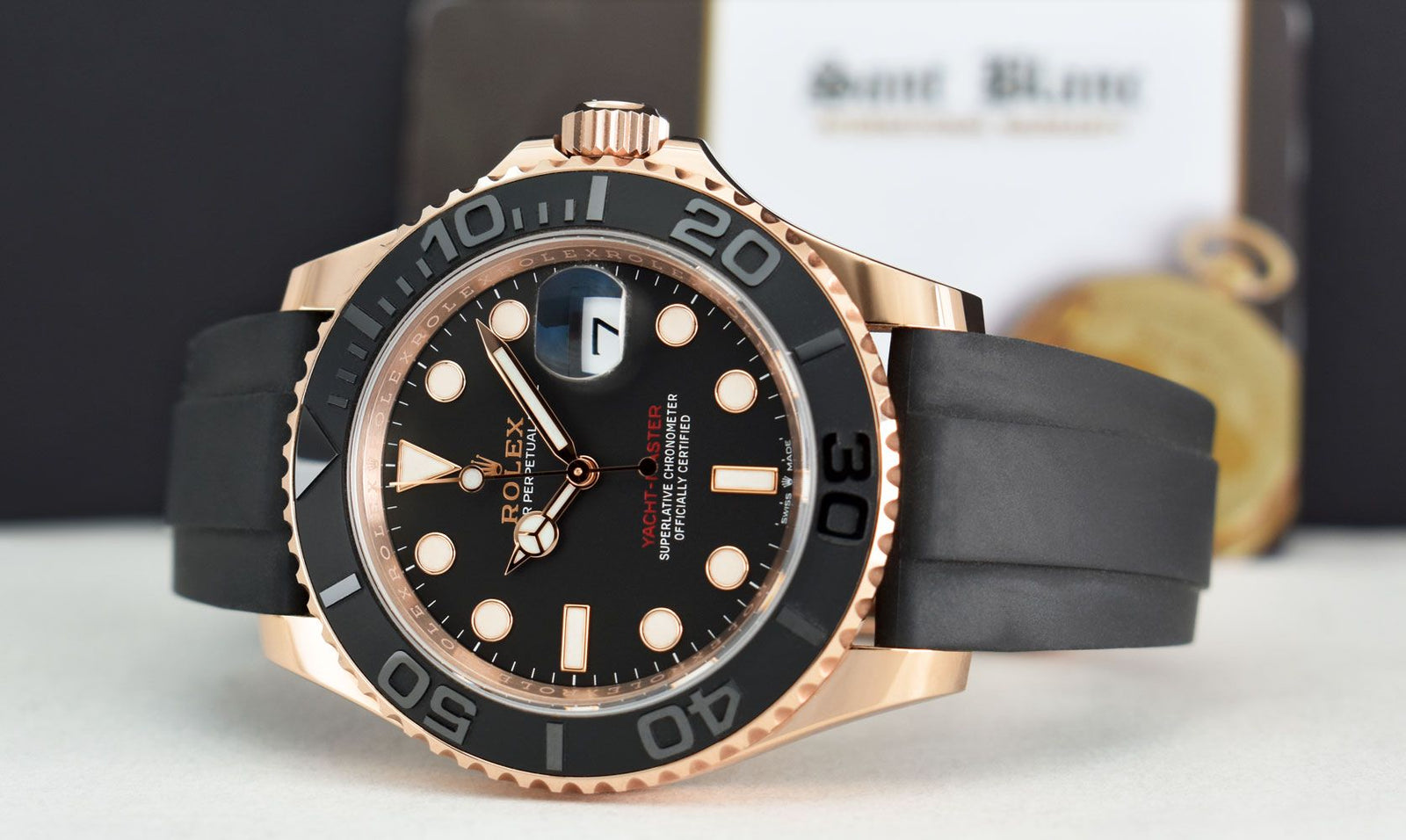 Rolex yacht master gold and black online