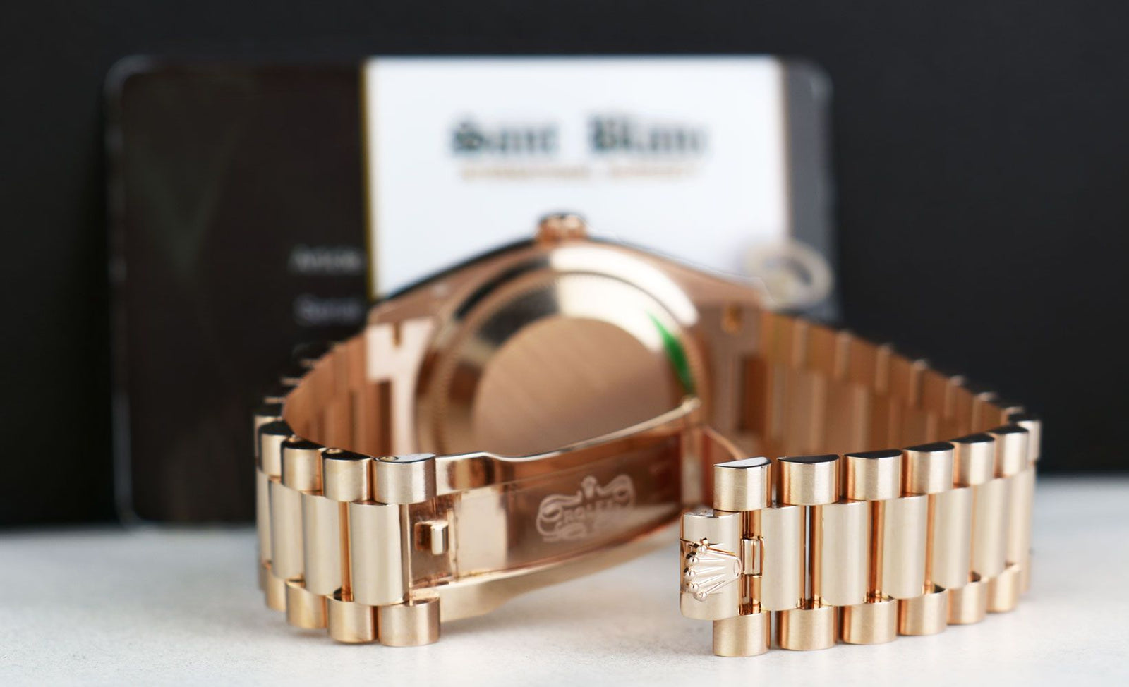 ROLEX 2020 18kt Rose Gold Day Date 36 President Brown Ombre ROLEX 2020 18kt Rose Gold Day Date 36 President Brown Ombre