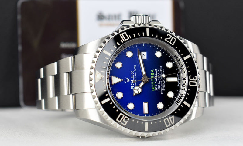ROLEX 44mm Stainless Steel Sea Dweller James Cameron Box Tags and Card Model 116660