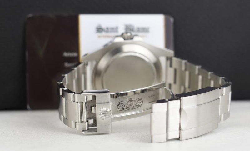 ROLEX - 42mm SS Explorer II Black Dial w/ BOX CARD TAGS 216570