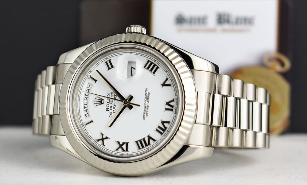 Rolex day date 41mm white gold cheap