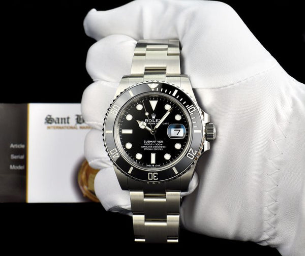 ROLEX Stainless Steel SUBMARINER 41 Black Dial BOX & CARD 126610